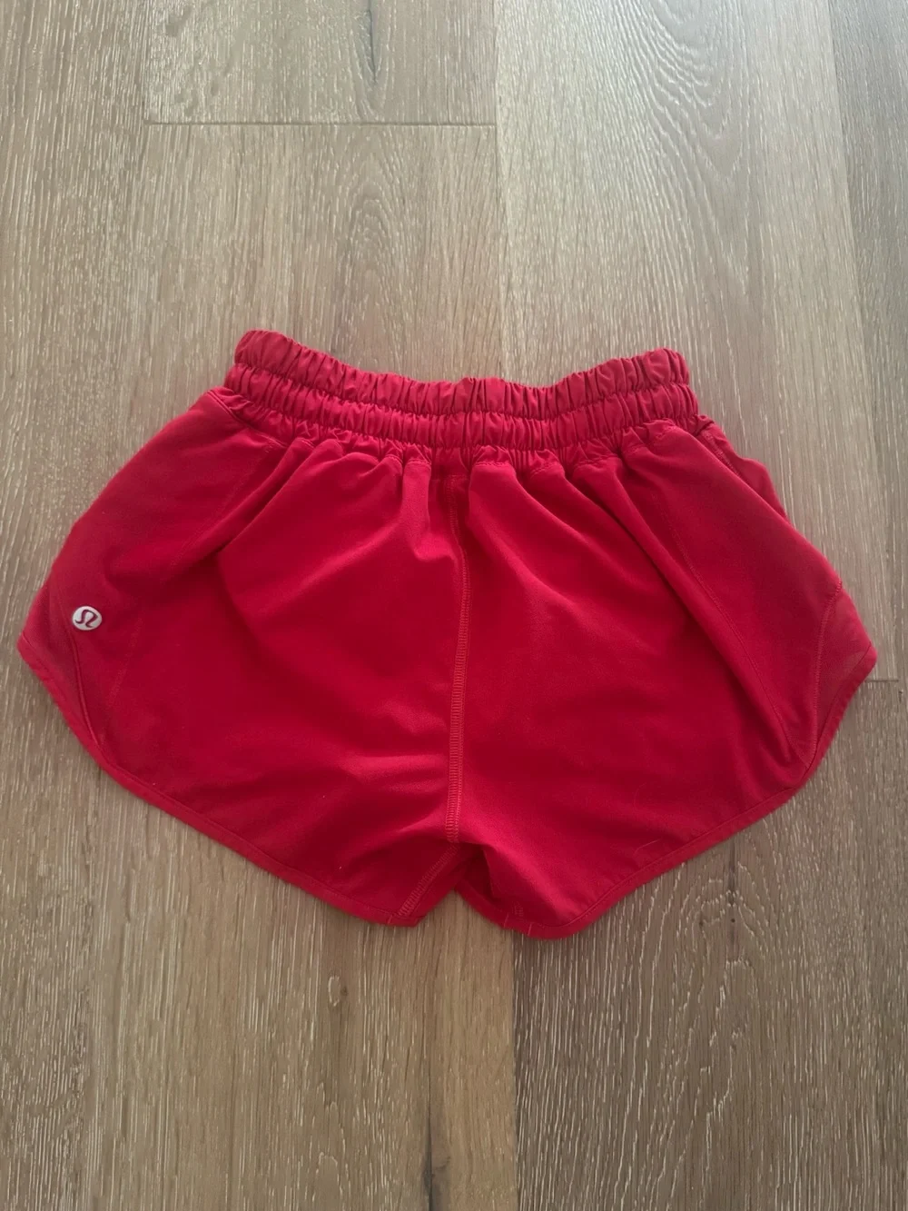Lululemon Hotty Hot Low Rise 2.5in Shorts. RED
